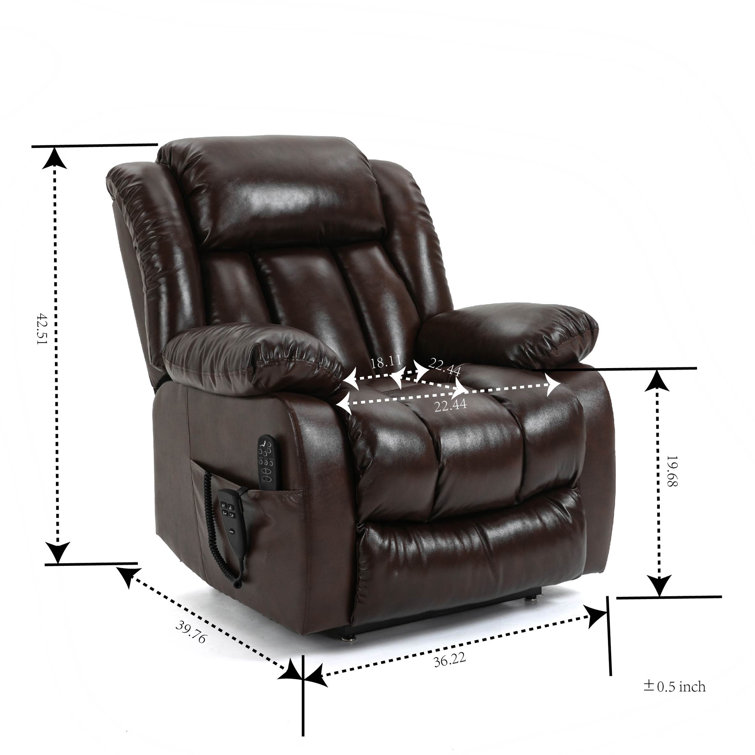 Lift assist standard power reclining full body massage chair online red barrel studio upholstery